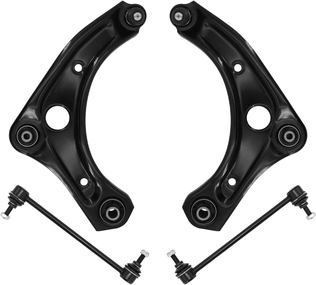 4pcs Front Lower Control Arm SwayBar for 12-19 Nissan Versa