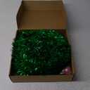 TURNMEON 6 Ft Pop Up Tinsel Christmas Tree Dual Color Change Lights DIY Ornaments Star 18 Ball 10 Bow Skinny 1 Minute Xmas Tree Warm White & Multicolor Light Timer Christmas Decorations Holiday Indoor