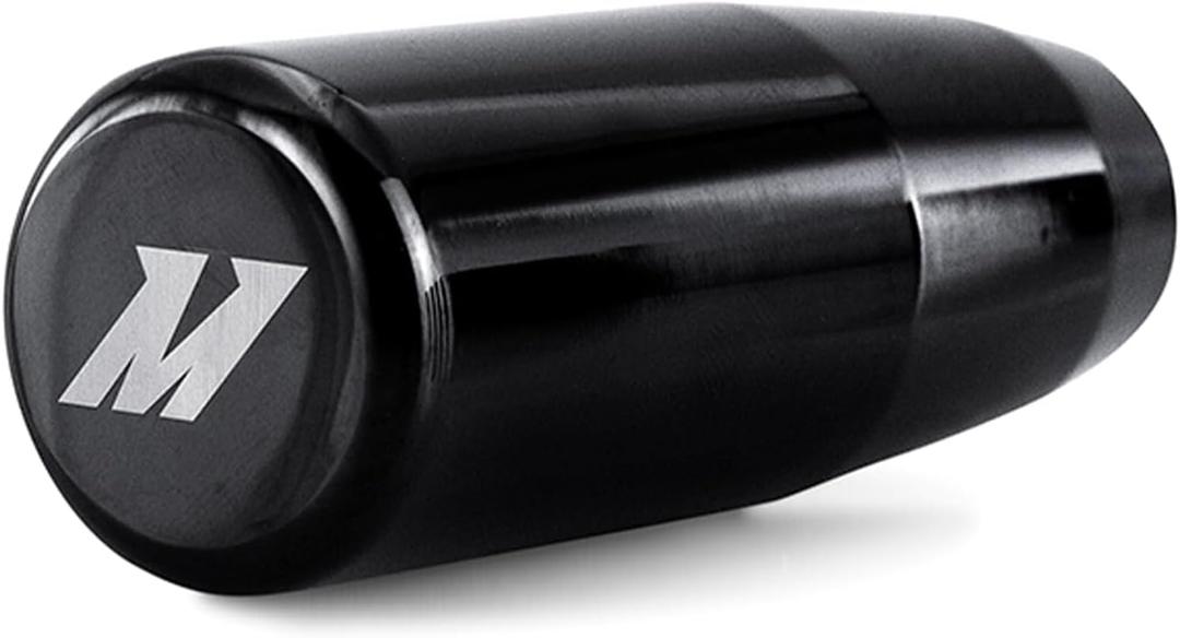 Mishimoto MMSK-BK Weighted Shift Knob, with 3 Thread Pitch Inserts to Fit Various Vehicle Models, Black Steel