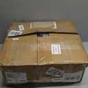 8ft Round Area Rug Living Room Rugs - 8x8 Washable Large Soft Indoor Neutral Modern Abstract Low Pile Rug Carpet for Bedroom Dining Room Farmhouse Home Office - Grey Brown