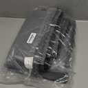 Magnetic Thermal Insulated Door Curtain, Fits Door Size 38" x 82", Thicker Fabric Cloth Filled with Cotton, Soundproof Weatherproof Cover Screen Mesh for Sliding Glass/Front Doors (Gray, 38'' x 82'')