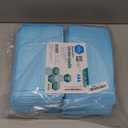 MED PRIDE Disposable Chux Pads 23in X 36in, Super Absorbent Bed Pads for Incontinence, Underpads for Adults, Kids, Pets (50 Count (Pack of 1) Blue/White)