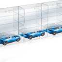Juexica Clear Acrylic Toy Car Display Case 1: 24 Scale Diecast Display Box Wall Mounted Shelf for Storage Toy Car Mini Model Race(12 Grids)