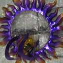 Wind Spinners Outdoor for Yard and Garden - Wind Sculptures & Spinners - 60 Inch Wind Spinner with Solar Powered Multi-Color Light for Yard Garden Backyard Lawn Sun and Star Decorations