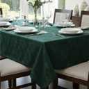 Romanstle Table Cloth, Green 120x60 inches