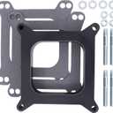 ApplianPar 1" Carburetor Spacer Adapter Open Center for Holley 4BBL Carter AFB for Edelbrock Carb