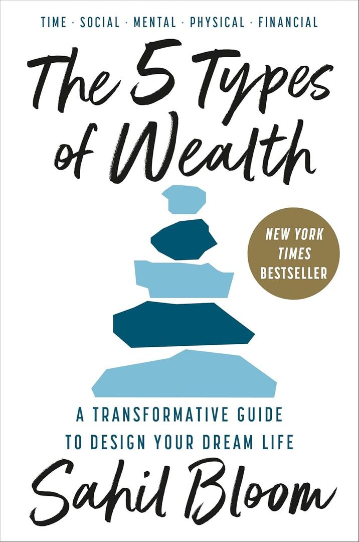 The 5 Types of Wealth: A Transformative Guide to Design Your Dream Life Hard Cover The 5 Types of Wealth: A Transformative Guide to Design Your Dream Life Hard Cover