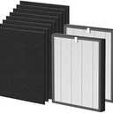 ProHEPA 9000 Replacement Filters Compatible with VEVA ProHEPA 9000 Air Purifier - 2 Pack Premium Air Filters + 8 Pack Activated Carbon Pre-Filters