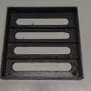 Cast Iron Drain Grate, 9 * 9in Outdoor Drain Cover, B125 Class Ductile Iron Channel Drainage Grates, Heavy Duty Sewer Grate,Black Square Drain Grate for Yard,Driveway,Concrete Floor