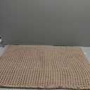 TYUU Waffle Runner Rug Bathroom, Long Boho Bathroom Rugs Non Slip Washable Super Absorbent Quick Dry Farmhouse Bath Mat, 72"x24" Khaki