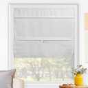 CHICOLOGY Roman Shades for Windows - Home Window Treatments, Room Darkening, Light Filtering - 31"W x 64"H, Runway Grey