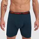 Men's Big & Tall USA Classic Design Boxer Briefs Underwear  (3X-Large, 3 Assorted Color)