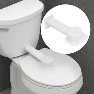 Toilet Lock – 1 Pack | Stops Kids from Opening Toilet | Strong 3M Sticker | No Tools Needed (White)