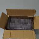 Wax Melt Container Clamshell Packaging Mold Box Stand for Plastic Clear Empty Wax Candle Melt Tart Packaging Cube Container Clamshell Mold Holder Organizer Tray Empty Shape Bulk wth Lid (30pcs, square)