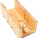 ASUNFO Wooden Soap Cutting Box Soap Loaf Cutter Soap Cutters Wood Soap Cutting Tool Soap Trimming for DIY Soap Making