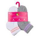 Fruit of the Loom Girls' Everyday Basics Socks, Ankle - 10 Pack - Assorted Size 10.5-4