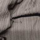 CICIDUDU Plus Size Mini Cocktail Dress for Curvy Women Long Sleeve Sweetheart Neckline Ruffle Hem Smocked Flowy Fall Dresses Brown  3XL