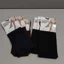 Winterlace Womens Trouser Socks, Opaque Stretchy Nylon Knee High, Many Colors, 6 Pairs