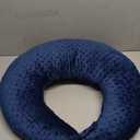 BBL Pillow After Surgery for Butt Sleeping Sitting, Driving Donut Hemorrhoid Pillow, Seat Support Hip Cushion, Cotton BBL Post Surgery Recovery Must Haves (Dark Blue)