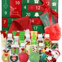 Advent Skincare Calendar 2025 for Adults Women, 24 Days of Beauty Christmas Countdown Calendar, Holiday Christmas Gifts Baskets for Girls, Teen Girls, Wife, Bath and Body Gift Set with Lotion