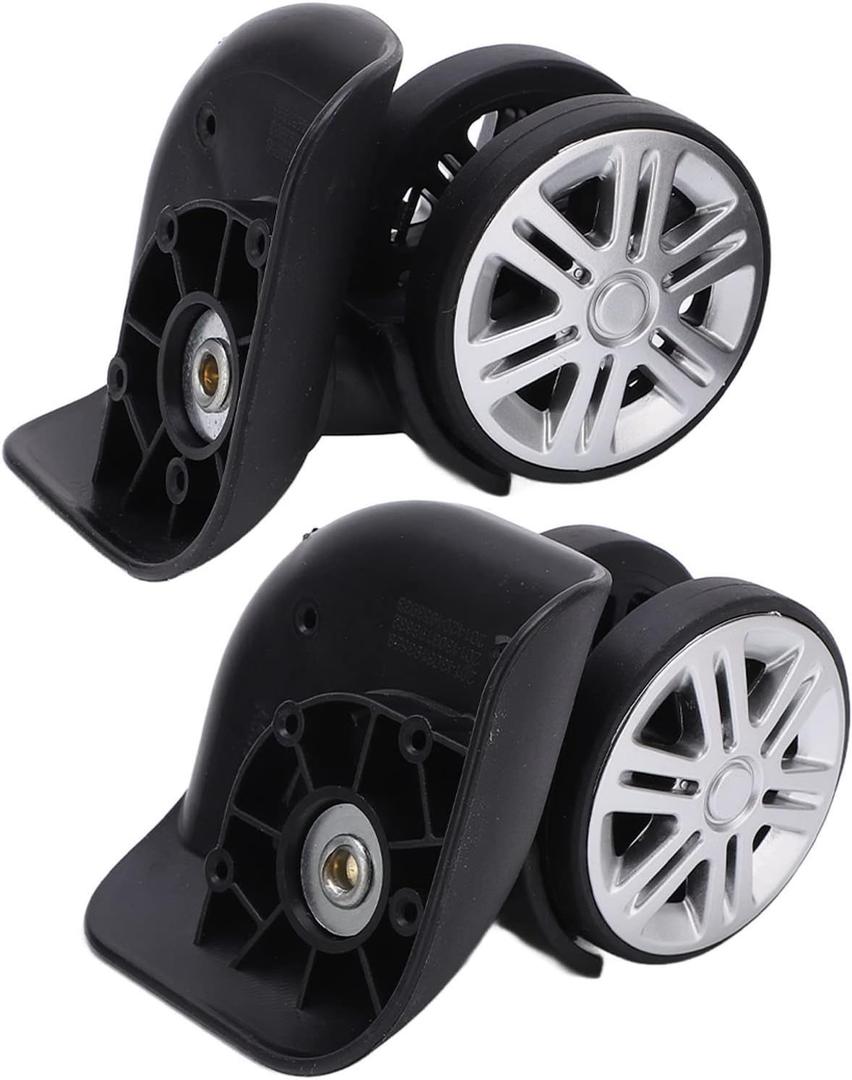 Suitcase Wheels, 1 Pair Luggage Wheels DIY A65 for Suitcase Replacement Accessory
