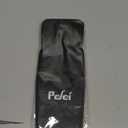 Pefei Tweezers Set - Professional Stainless Steel Tweezers for Eyebrows - Great Precision for Facial Hair, Splinter and Ingrown Hair Removal (Black)