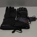 Rechargeable Heated Gloves for Men Women,7.4V Fast Heating Glove Liners, Hand Warmers Arthritis Heater Cold Winter Gloves, Snowmobile Camping Cycling Skiing Hiking Working (Large)