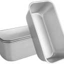 4 Pack Aluminum Loaf Pans 8x4 Inch Banana Bread Pan for Homemade Bread Loaf Pan for Baking Bread Tins for Baking Loaf Pans for Oven Sourdough Bread Baking Pan Metal Sandwich Loaf Bread Pans