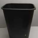 Rubbermaid Commercial Wastebasket Trash Container, 41QT/10.25 GAL, Plastic, Black, Stackable Trash Can for Bedroom/Bathroom/Office, Fits Under Desk/Sink/Cabinet