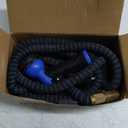 Flexi Hose Expandable Garden Hose with 8 Function Nozzle, 50FT - Lightweight Retractable Garden Hose, Water Hose - No-Kink Flexibility, 3/4 Inch Solid Brass Fittings and Double Latex Core