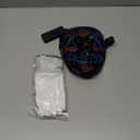 JOYIN Halloween Led Mask, Light Up Mask and Gloves for Cosplay Costume (Blue), 3 Modes Scary Glow in The Dark Masks for Boys Girls Halloween Party Dress Up Accessories, Gifts Giving