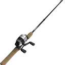 Zebco 33 Cork Reel and Fishing Rod Combo, Graphite Rod with Cork Handle, QuickSet Anti-Reverse Fishing Reel with Bite Alert, 10