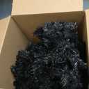 KTKDE 7.5ft Black Christmas Tree Artificial Halloween Tree Decorations with 1,450 Tips-1pcs Treetop Star 3 Set 300 Led String Lights, Pencil Christmas Tree Indoor Holiday Party Decorations