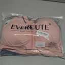 Evercute Zip Front Post-Surgery Bra Women's Wireless Sports Bras Padded Strappy Medium Support Yoga Exercise Athletic Bras
