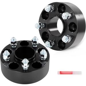 SCITOO 2pcs 2" Wheel spacers 5x4.5 to 5x4.5 with Studs 12x1.25 Bore 66.1mm Compatible with for Nissan 240SX 300ZX 350Z 370Z Altima Juke Kicks Leaf Maxima Murano NV200 Pathfinder Quest Rogu