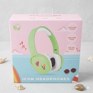 Icon Headphones Green