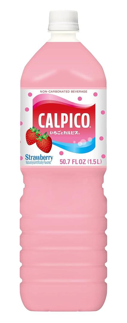 Calpico Soft Drink, Strawberry, 50.7 FZ (Pack of 1) (EXP 05/09/26)
