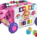 VTech Sort and Discover Activity Wagon for Toddlers, Pink
