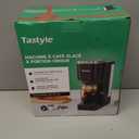 Tastyle Single Serve Coffee Maker, Iced and Hot Coffee Machine for K Cup & Grounds, Compact Design, 40oz Removable Water Reservoir, 6 to 24 Oz Brew Sizes, Fits 7.3" Travel Mug, Black