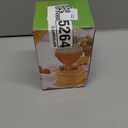 Honey Dispenser, 8oz Honey Dispenser No Drip Glass with Stand, Honey Container & Coffee Syrup Dispenser for Tea Time & Gifting, Elegant Honeycomb Honey Jar - Honey Pot Bottle for Maple Syrup Bee (Silver)