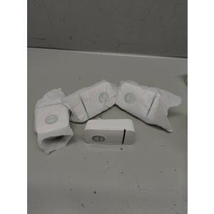 4pcs Pro Power Save Device, Smart Power Saver Electricity Saving Box，Pro Power Saver Intelligent Energy Saver Device Electricity Saver Household Power Factor Saver 90V-250V 30KW CA Plug (White)