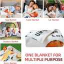 Baptism Gifts for Girl, Christian Birthday Gifts for Women Friendship, Catholic Religious & First Communion Gift for Girls, Mothers Day Present from Daughter, Christian Throw Blanket 60"X50"
