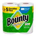 6 x Bounty, Paper Towels Select-A-Size White 2-Ply Double Plus Rolls, 2 Count