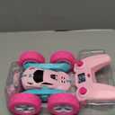 QUNREDA RC Cars, Pink Remote Control Car for Girls, 2.4 GHZ Double Sided RC Stunt Car 360 Rotating Remote Control Crawler with Headlights Car Toys for 6 7 8 9 10 11 12 Girls Birthday Gift Grandkids
