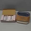 SALKING 2-in-1 Ultrasonic Essential Oil Diffuser & Himalayan Salt Lamp, Aromatherapy Diffuser Cool Mist Humidifier with Auto Off Function, 100% Pure Himalayan Pink Salt Rock, 150ml (Wooden Grain)