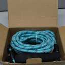 jenico Long Dog Leash 20FT: 3/8'' Heavy Duty Rope Leashes for Dogs Training with Lockable Hook Reflective Threads Bungee and Padded Handle - Dog Lead for Large Small Medium Dogs Outside Walking