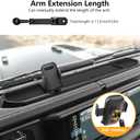 Phone Mount Holder for Jeep Wrangler JL JLU & Gladiator JT 2024 2025 Accessories Multi-Mount Phone Holder Dash Tray Storage Box System Kit Extension Arm Metal Rod for Wrangler (NOT for 4XE)