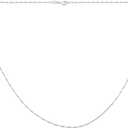 Bling Jewelry Thin Singapore Link Chain 1.5 MM 020 Gauge For Women Necklace 925 Sterling Silver Made In Italy 18 Inch