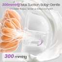 Breast Pump Hands Free, Wearable Breastfeeding Pump with 4 Modes & 9 Levels, Portable Electric Breast Pump, Strong Suction, Discreet & Smart Display, 19/21/24mm Insert/Flange, 2 Pack