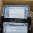 SMUG Countertop Ice Maker,9 Cubes in 6 Mins,26lbs in 24Hrs,2 Sizes of Bullet Ice,Auto-Cleaning,Portable Ice Machine with Handle,Basket and Scoop for Home Kitchen,Party and Camping (Elegant Black)